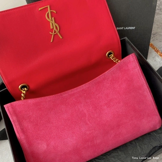 Tony Luxuries SUEDE SMOOTH REVERSIBLE AND IN YSL KATE MEDIUM LEATHER 0723